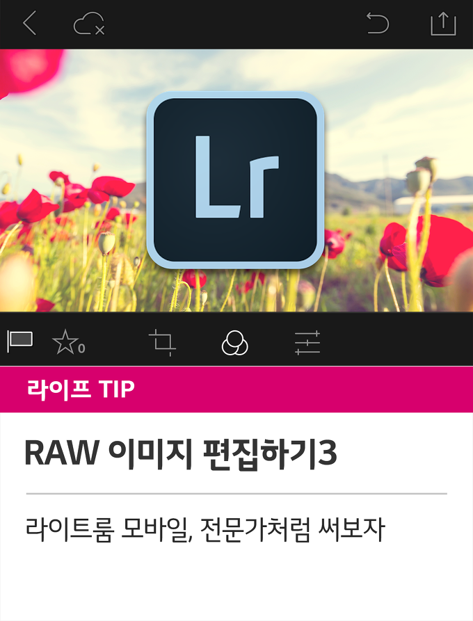 G5로 촬영한 RAW파일, 어떻게 편집할까? -3-