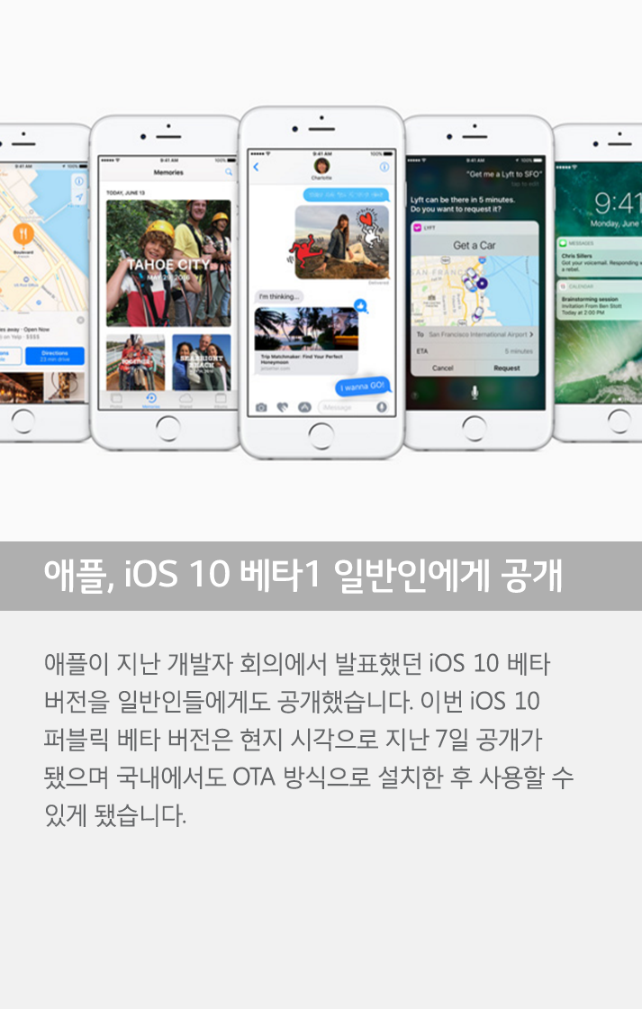 [7월 2주 IT News] iOS 10 베타1 공개, 화웨이 특허 소송 등