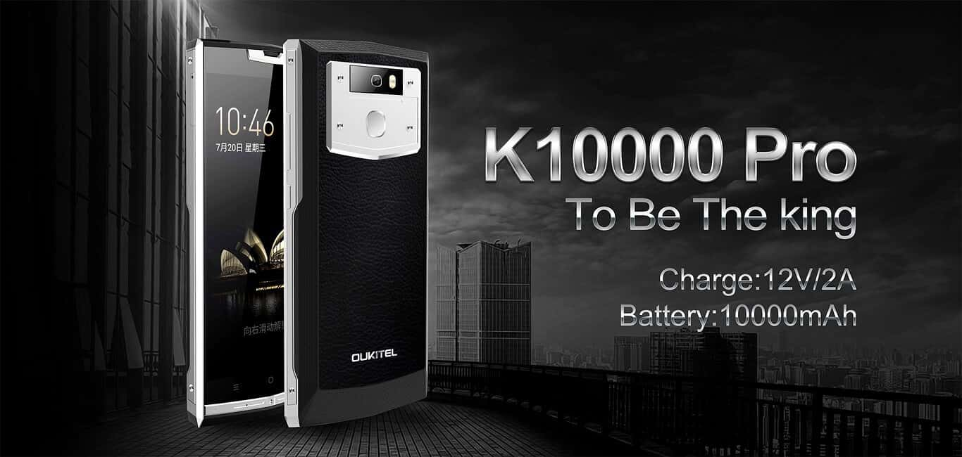 10000mAh 배터리가 내장된 Oukitel K10000 Pro