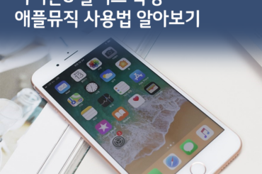 [U+PEN 꽃잔] 아이폰 8 플러스 특징, 애플뮤직 사용법 알아보기