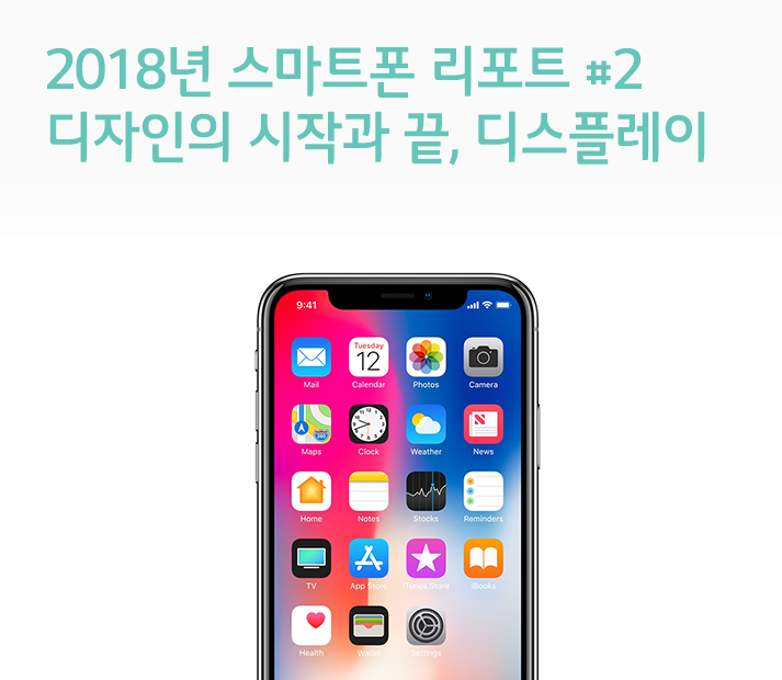 [2018년 스마트폰] 디자인의 시작과 끝, 디스플레이