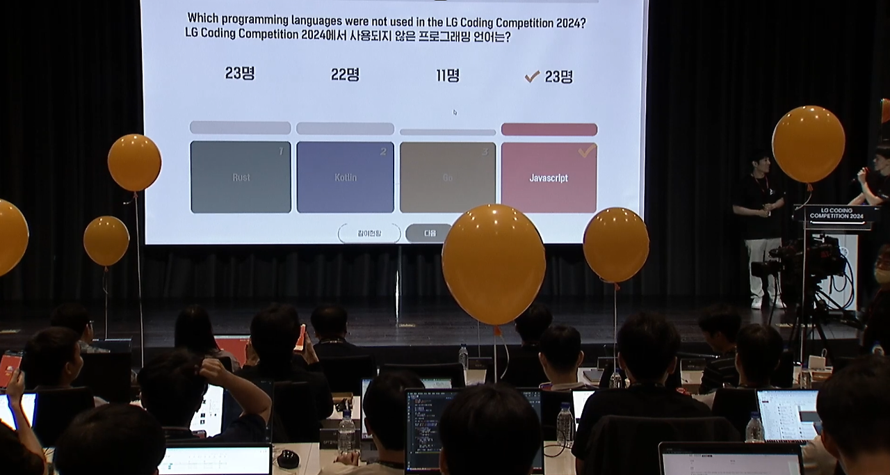 LG SDC 2024: SW 개발 역량을 펼쳤던 코딩 대회 현장 사진