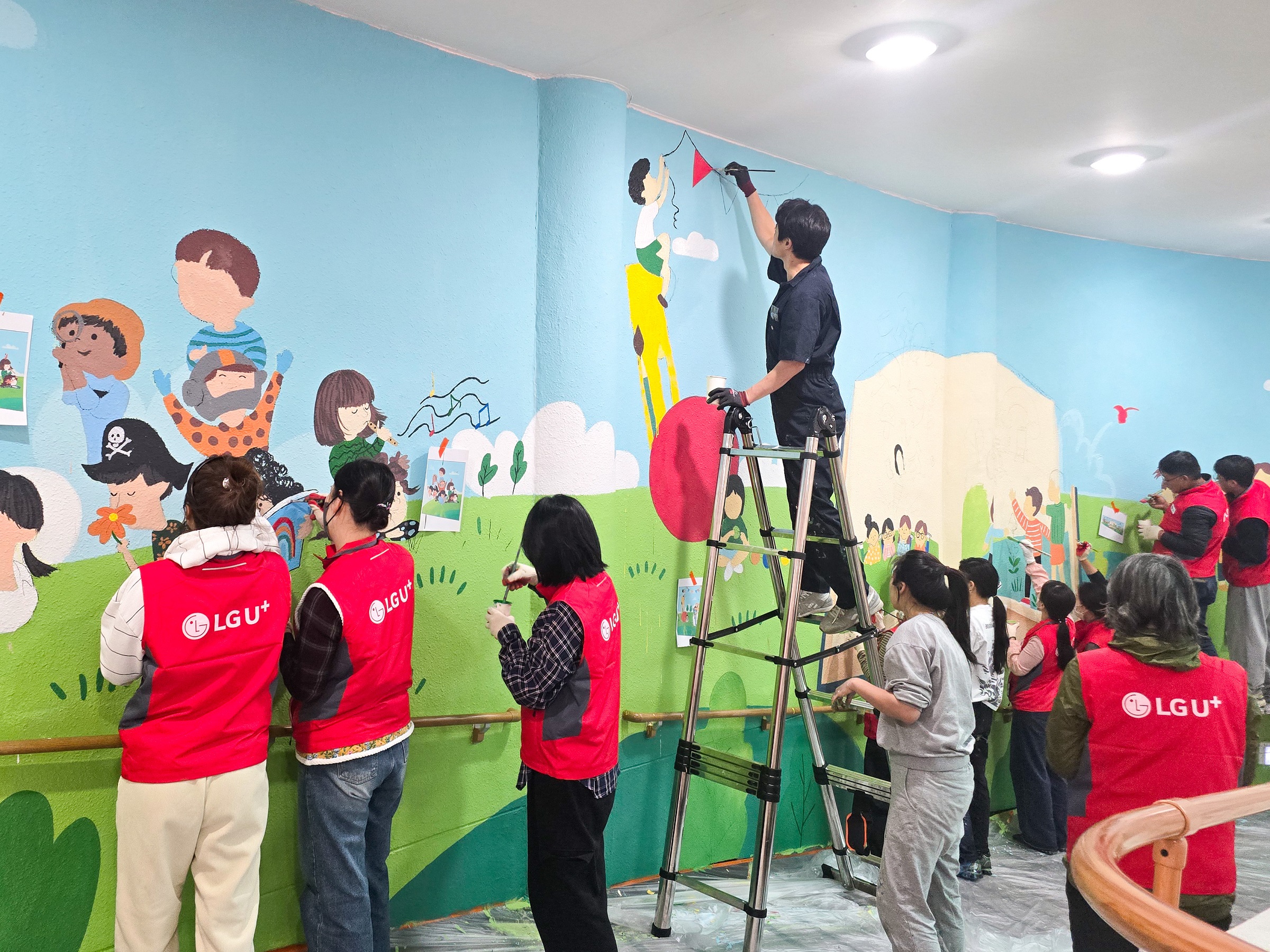 1127 lg유플러스, 열 번째 희망도서관 개관(1)